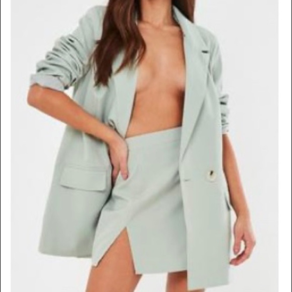 Mint Green Skirt Suit by Missguided Tall